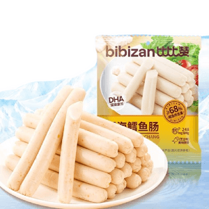 【中国直邮】 比比赞 鳕鱼肠 独立包装 营养火腿肠儿童小吃食品健康解馋9根*10g/袋 芝士味