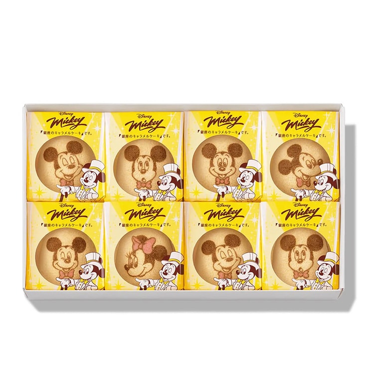 Tokyo Banana Mickey Mouse Ginza Caramel Flavor 8PC - Yami.com