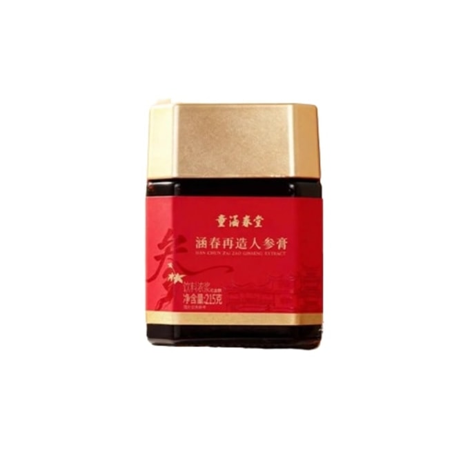 Hanchun Reconstructed Herbal Ointment. Formula containing ginseng ointment, rich in gold, for enhancing female vitality. Premium quality. 215g per bottle.