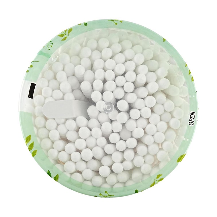 COTTON LABO 양면 면봉 (귀 청소, 메이크업 및 제거용), 천연 유기농 일회용, 180개입 4