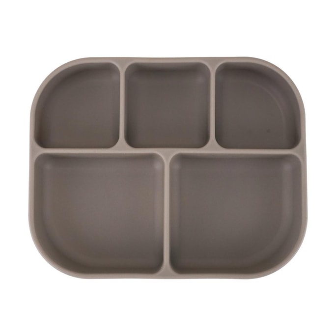 Silicone Suction Toddler Plate Grip Food-grade For Kids Dinnerware Cocoa, 8.82x7.09x1.69"