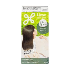 Liese Upgraded Easy Foam Hair Color, #Olive Ash (Ex-British Gray)