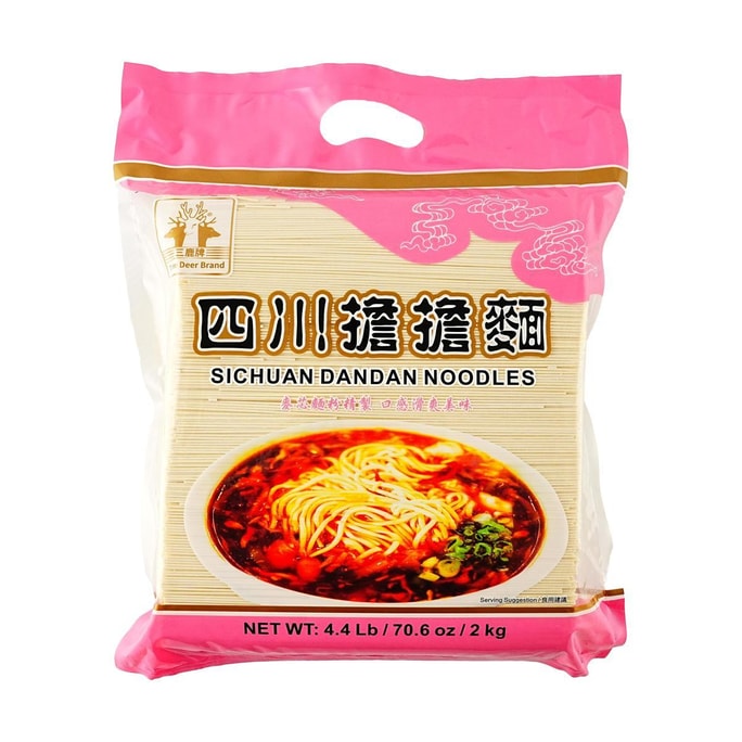 泰国Three Deer Brand三鹿牌 四川担担面 面条 2kg