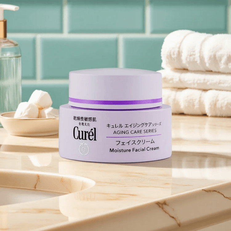 キュレル エイジングケアシリーズ、モイスチャーフェイシャルクリーム