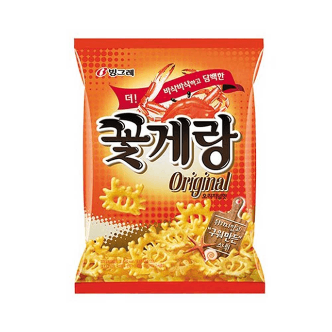 韓國BINGGRAE賓格瑞 蟹口味零食 70克