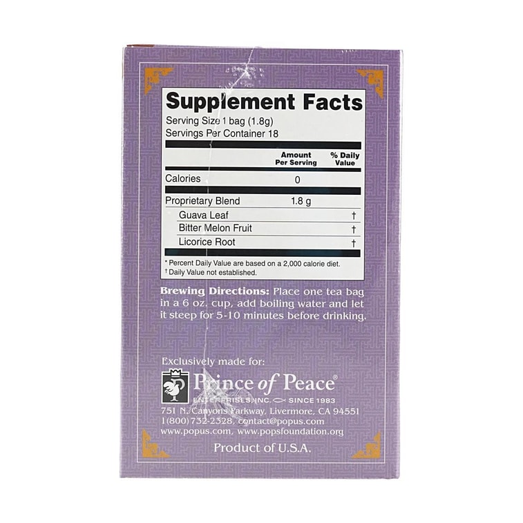 Blood Sugar Herbal Tea, 18 bags 3