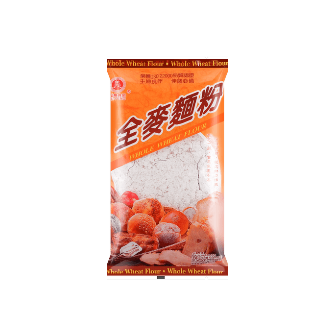 台灣義峰 全麥麵粉 烘焙用麵粉 500g