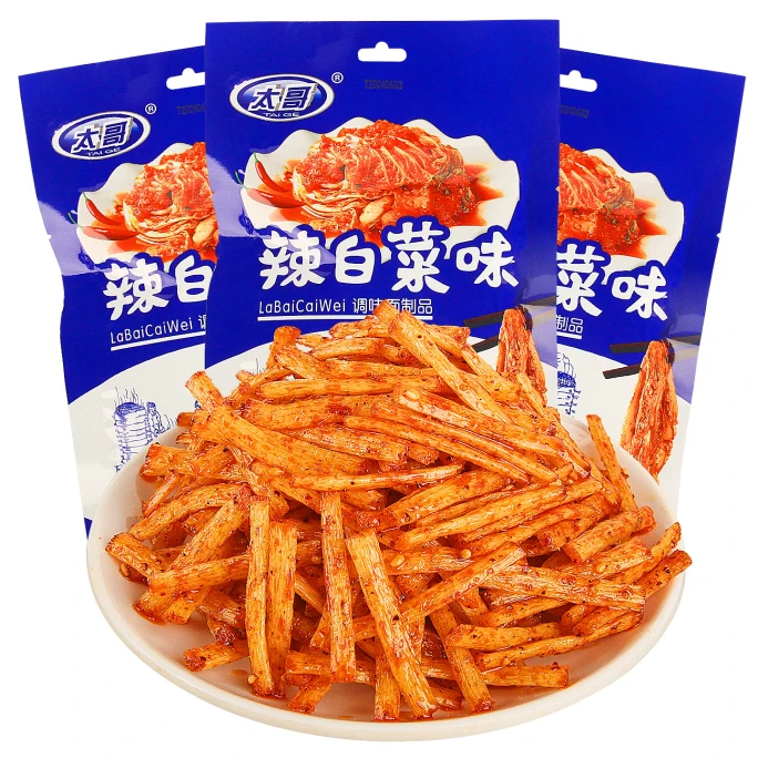 太哥 辣白菜味辣條 獨立包裝小零食 兒時經典食品 休閒解饞好吃辣片 20g*10包