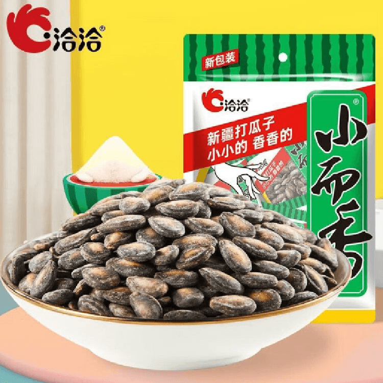 中国直邮】 洽洽小而香西瓜子新疆打瓜子独立小袋装恰恰奶油味西瓜子
