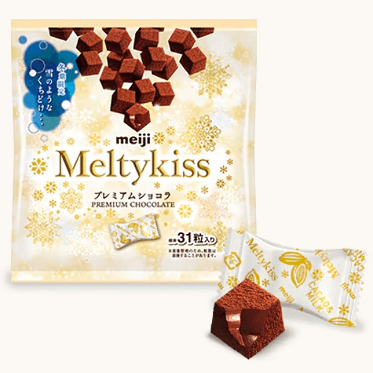 初版　雪のとける頃に… Melty  日本からの直送】日本明治 MeltyKiss 冬限定 オリジナルエアミルク