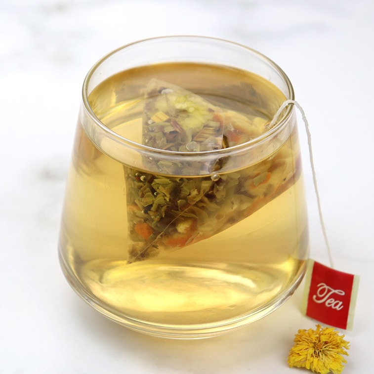 【Canada Direct Mail】 Sivantas Huoshan Dendrobium Chrysanthemum White Tea 100g (5g × 20P) Yin Nourishing Throat, Gentle Stomach nourishing, Relieve Greasy Digestion, Soothe Eye Fatigue Daily Health Tea Refreshing Afternoon Tea 6