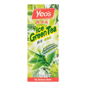 新加坡YEO'S杨协成 无添加冰爽茉莉绿茶饮料 250ml