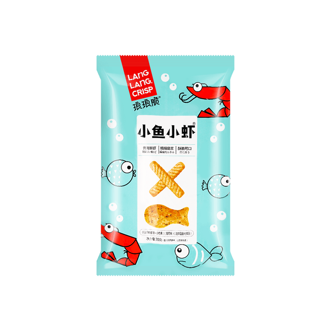 瑯瑯脆 小魚小蝦 蝦條魚果混合裝 苔味 70g
