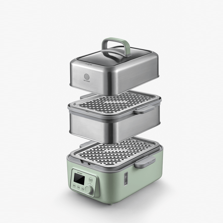 [Accessoires Uniquement] Partie Boîte Étagère Vapeur Supplémentaire pour Cuiseur Vapeur Multifonction Numérique 1 pièce 11