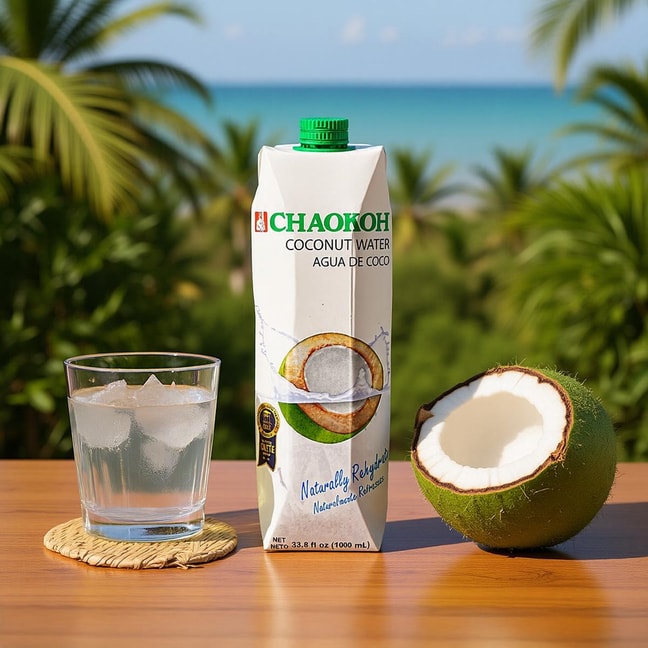 Agua de Coco Coconut Water 100%, 33.8 fl oz [0 Sugar 0 Fat Low Calories]