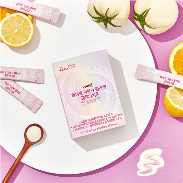 CELLTRION 【Collagen+Glutathione】 INNER LAB White Collagen Glutathione C 60g  30 pack