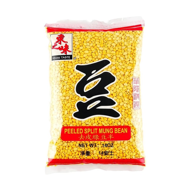 东之味 去皮绿豆半 14oz【可熬粥煮绿豆沙绿豆馅料糖水】