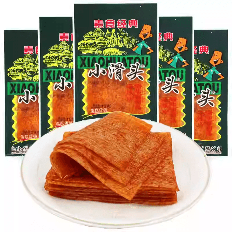 小滑头 辣条薄辣片儿时怀旧麻辣大辣片小时候零食小吃18g*10包