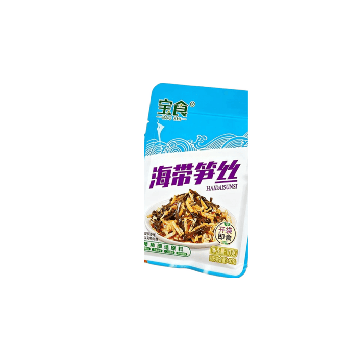 Seaweed & Bamboo Shoot Crisps 70g*6, Ready-to-eat Pickles, Great With Porridge, Noodles Or Rice For Breakfast