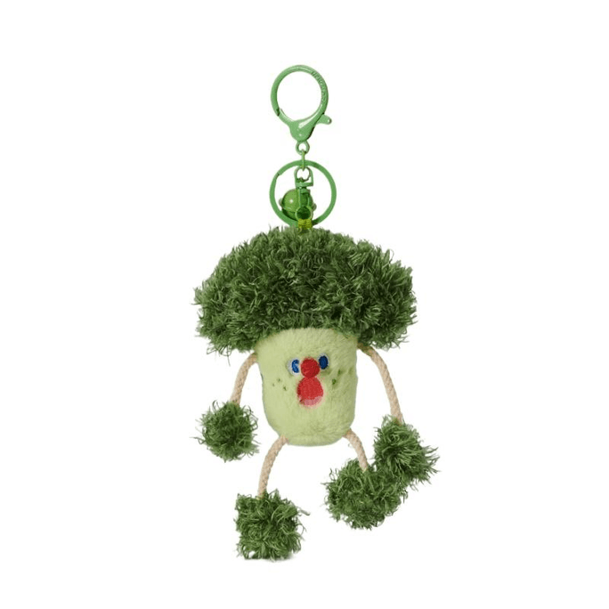 Kevin Murphy's "Do You Like Vegetables?" Plush Broccoli Keychain Pendant That Screams, 1 Piece