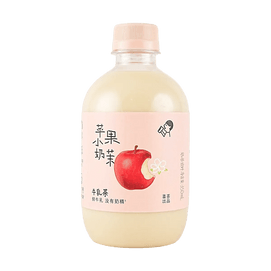 Apple Jasmine Green Tea Milk Tea 11.83 fl oz【Low Calories Low Fat】