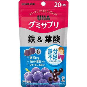 Tasteful Sugar Gummy Supplements Iron & Folic Acid 20 days
