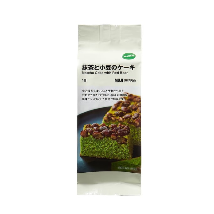 【日本直邮】日本 MUJI无印良品 抹茶红豆糕