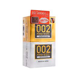 ZERO TWO 0.02 002 리얼핏 스탠라드 어소트 팩 콘돔, 12개
