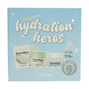 글로윈 소프트리 하이드레이션 히어로 세트 1.69oz+3.38oz+2.70oz+1.01oz 딥 모이스처라이징 및 진정 케어