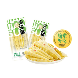 【中国直邮】 山不野 泡椒竹笋脆酸辣笋尖辣味年货共231克