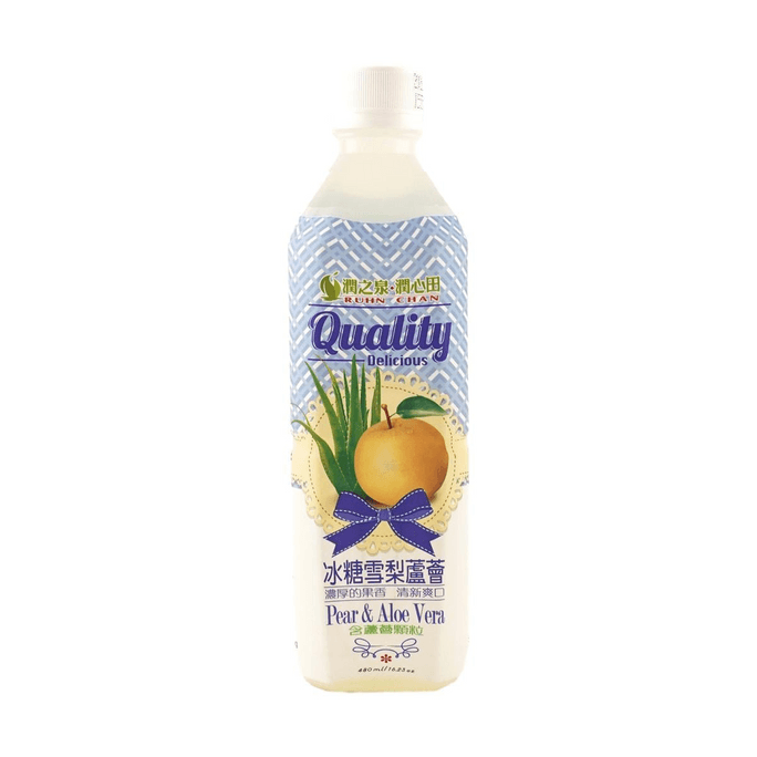 台湾润之泉·润心田 冰糖雪梨芦荟饮 480ml