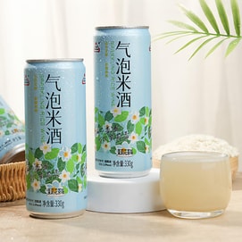 生龙 气泡米酒 茉莉花茶味 330g【酒精度0.5%vol】【低度微醺甜酒】