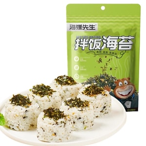 Mr. Beaver Mixed Rice Seaweed and Roasted Nori Mixed Rice Seasoning children's Snacks 100g per bag