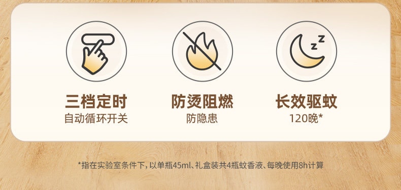 【中國直郵】 潤飾 蚊香液無香型家用電熱蚊香液驅蚊液防蚊液45ml 1器1液 小熊款