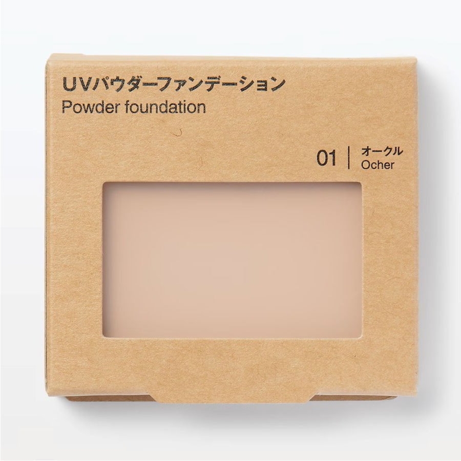 【日本直邮】 日本 MUJI 无印良品 UV粉饼 SPF30 PA+++  自然遮瑕控油底妆 01 自然肤色 10.3g