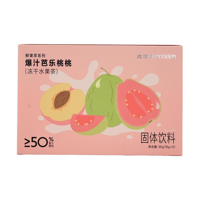 Flower and Fruit Tea Series Guava Peach,3.17 oz
