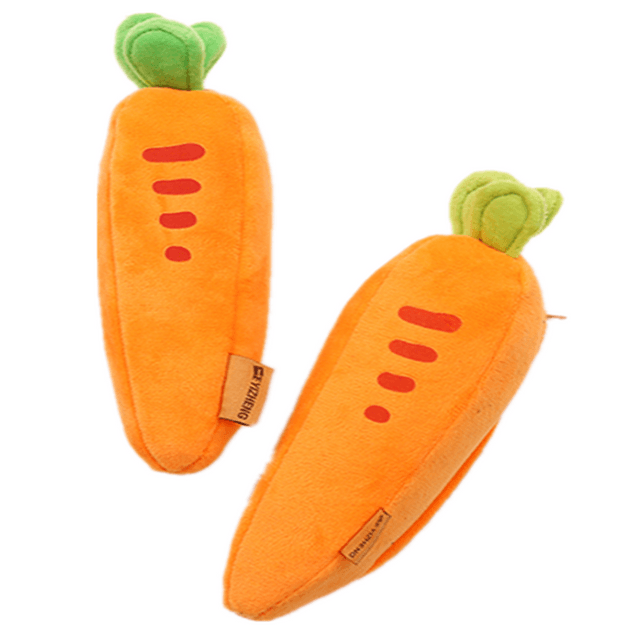 Carrot Molding Soft Silicone Pencil Case YZ5252 