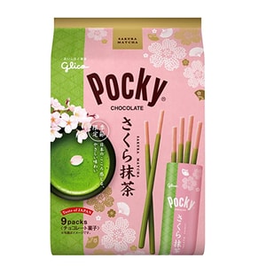 Pocky Sakura Matcha Sticks 9bags