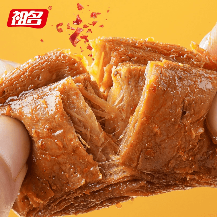 Vegetarian meat and dried tofu hand-torn vegetarian steak tofu dried spicy strips mixed flavor 10g*20 packs 4