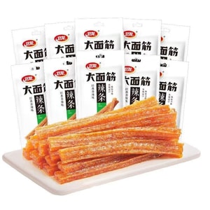 [연말 메가 세일] 웨이롱 매운 글루텐 스트립 (24g x 10팩) - 인기 온라인 간식