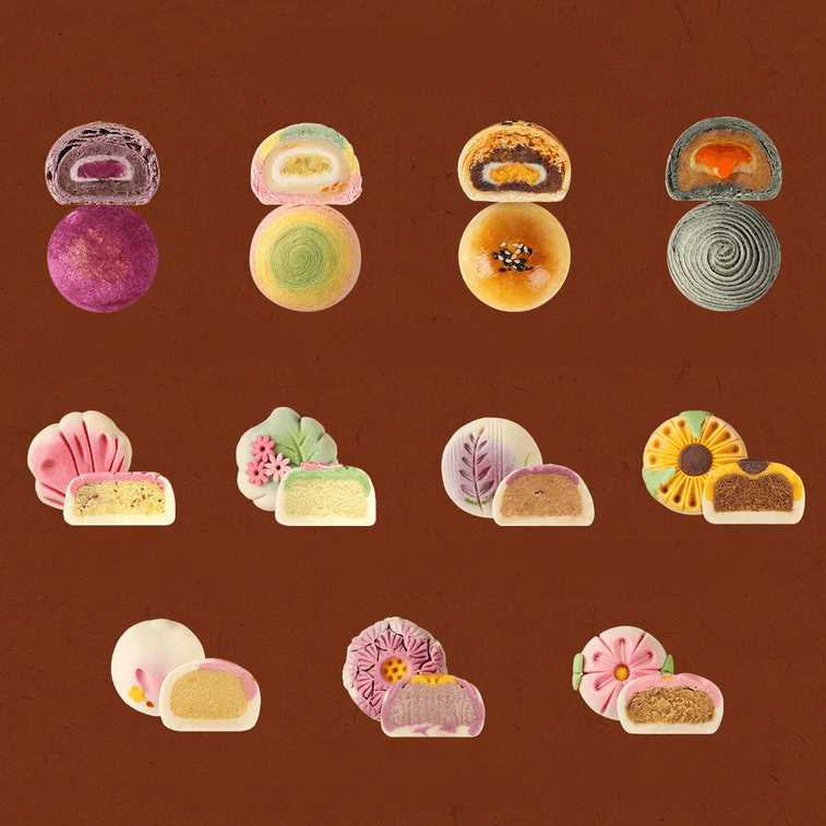 【予約販売】Royal Shangshiju Imperial Banquet Mooncake ギフトボックス、11種類 14個 28.25 oz 4
