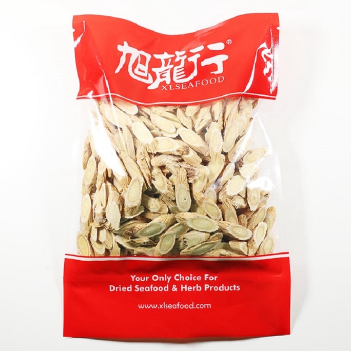 美国旭龙行 中药材 特级 无硫无漂白 中国 小北芪黄芪  瓜子片 8盎司 0.5lb