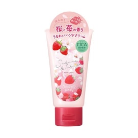 Sakura Strawberry Fragrance Moisturizing Hand Cream 50g