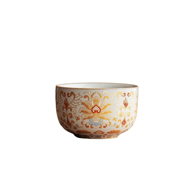 中古 「同治年製」款 粉彩 九桃二福文 馬蹄杯 一対 茶杯 煎茶碗 CL0057 60-70 年代有耳蓋杯~老瓷~中國景德鎮老瓷杯-粉紅色花卉圖案附蓋馬克杯