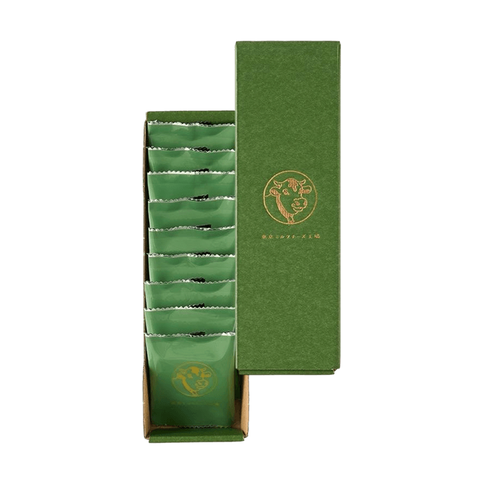 日本TOKYO MILK CHEESE FACTORY 抹茶马斯卡彭芝士夹心饼干礼盒  9枚【季节限定】【点心伴手礼】
