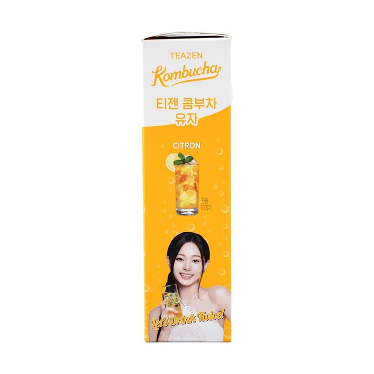 【BTSのお気に入り】シトロンコンブチャドリンクミックス - プロバイオティクス健康飲料、10袋入り* 1袋あたり0.17オンス 9