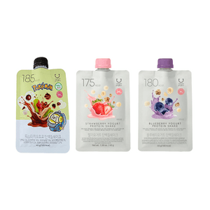 韓國OLIVE YOUNG DELIGHT PROJECT 高蛋白質低卡路里代餐奶昔 雙蛋白質配方 低糖低卡路里 蛋白質粉 #開心果朱古力 45g×1 + #士多啤梨乳酪 45g×1 + #藍莓乳酪 45g×1【3種口味3件體驗裝】