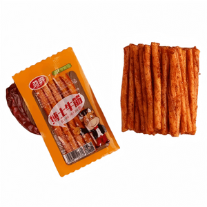 Dr. Beef Tendon Spicy Strips - Nostalgic Snack For 80s And 90s Kids, 20g*5 Packs