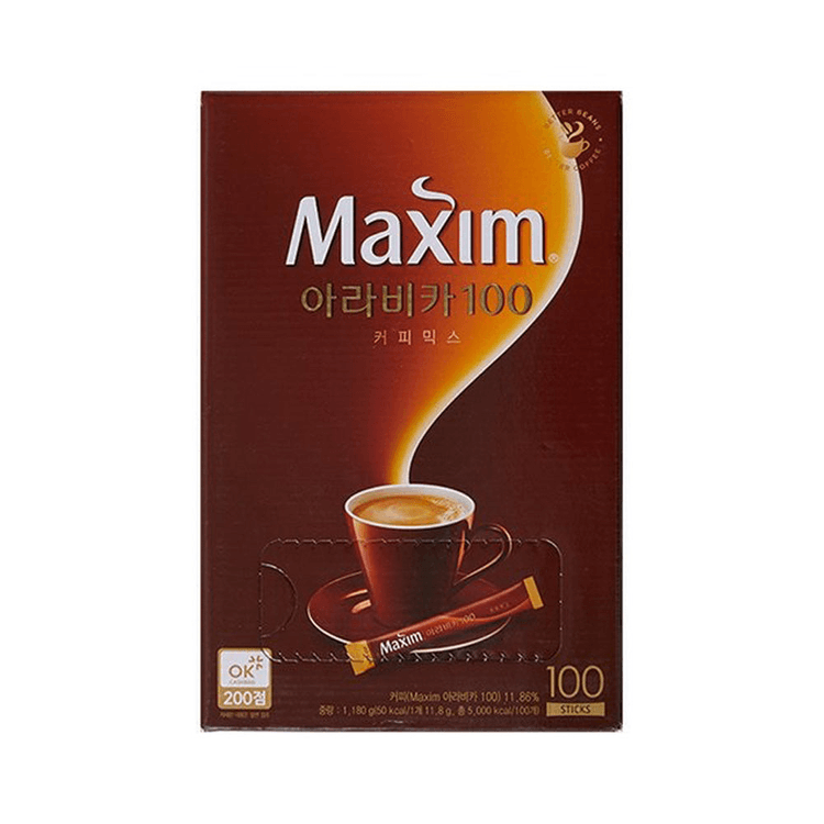 韓国 MAXIM アラビカ 100 コーヒーミックス 100p Yami