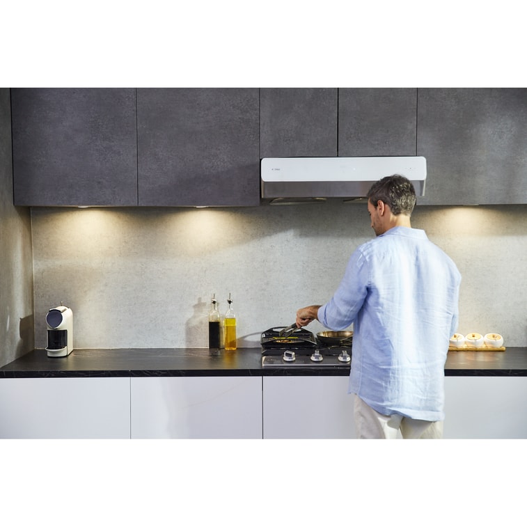 Pixie Air UQG3002 30 in. Convertible Under the Cabinet Range Hood in Off-White with Capture-Shield Technology 14